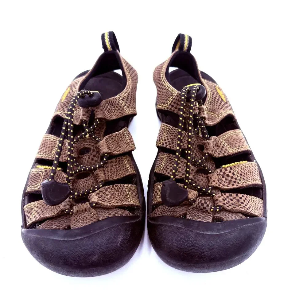Keen Boys Newport Brown Waterproof Sandals Size 12